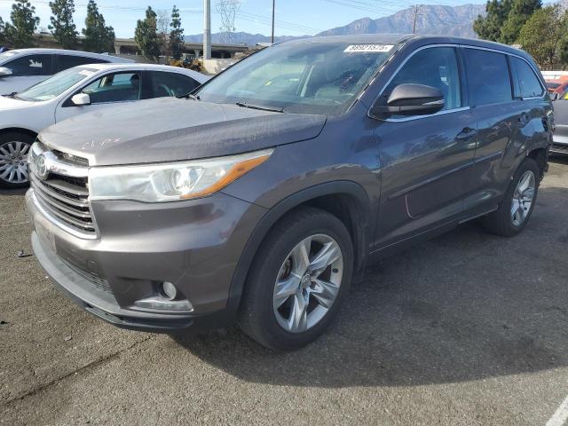 TOYOTA HIGHLANDER 2015 with VIN 5TDDKRFH5FS187271 - Photo from auction