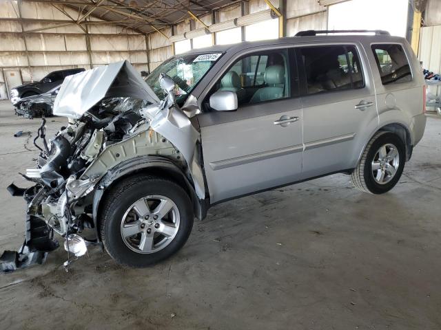 HONDA PILOT EXL 2011 with VIN 5FNYF3H53BB009850 - Photo from auction