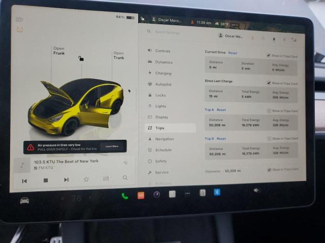 Photo 9 from auction – 2023 TESLA MODEL Y with VIN 7SAYGDEF1PF788899
