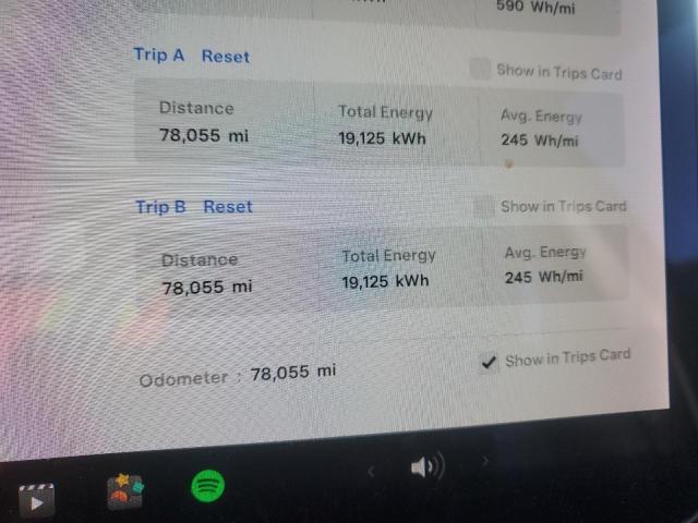 Photo 9 from auction – 2020 TESLA MODEL Y with VIN 5YJYGDEE3LF047460