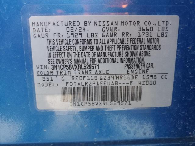 Photo 14 from auction – 2024 NISSAN KICKS S with VIN 3N1CP5BVXRL529571