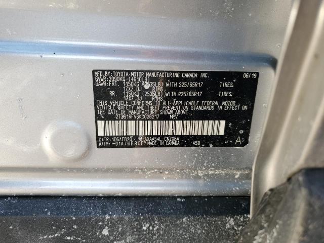 Photo 14 from auction – 2019 TOYOTA RAV4 LE with VIN 2T3G1RFV6KC026217