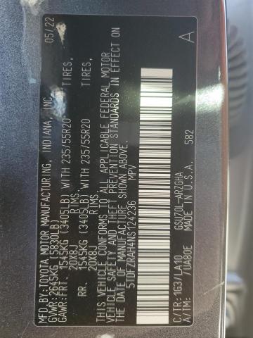 صورة رقم 14 من المزاد - 2022 TOYOTA HIGHLANDER مع VIN 5TDFZRAH4NS124236