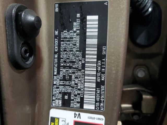 Photo 14 from auction – 2010 TOYOTA VENZA with VIN 4T3ZA3BB3AU037318