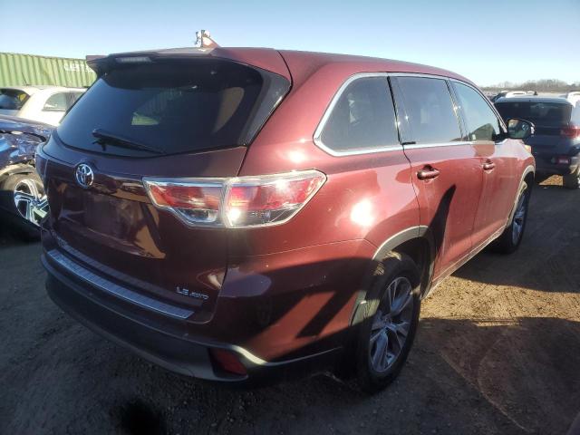 Photo 3 from auction – 2014 TOYOTA HIGHLANDER with VIN 5TDBKRFH9ES023561