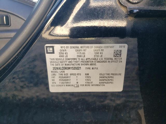 Photo 14 from auction – 2017 CHEVROLET EQUINOX LT with VIN 2GNALCEK9H1529221
