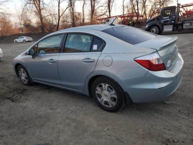 Photo 2 from auction – 2012 HONDA CIVIC HYBR with VIN JHMFB4F37CS005863