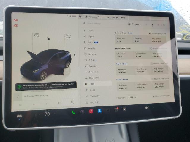 Photo 9 from auction – 2023 TESLA MODEL Y with VIN 7SAYGDEE9PA206326
