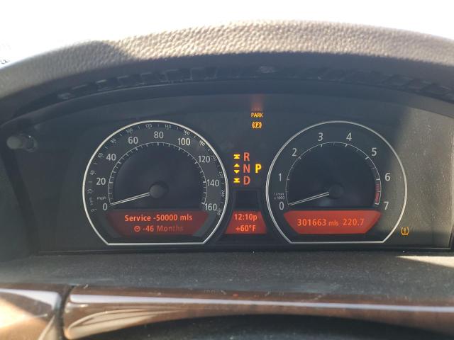 Photo 9 from auction – 2007 BMW 750 with VIN WBAHN83567DT69388