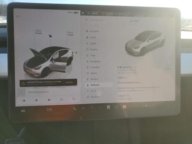 Photo 9 from auction – 2023 TESLA MODEL Y with VIN 7SAYGDEE9PF755544