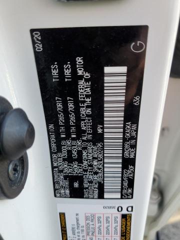Photo 14 from auction – 2020 TOYOTA 4RUNNER SR with VIN JTEBU5JR3L5802195