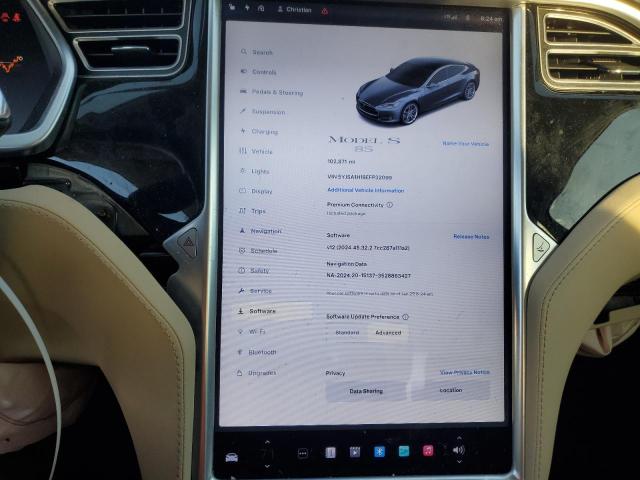 Photo 9 from auction – 2014 TESLA MODEL S with VIN 5YJSA1H18EFP32099
