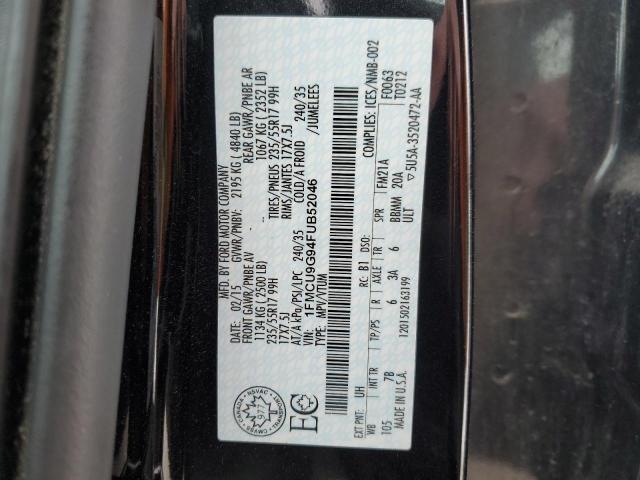 Photo 14 from auction – 2015 FORD ESCAPE SE with VIN 1FMCU9G94FUB52046