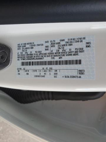 Photo 14 from auction – 2024 FORD ESCAPE ST with VIN 1FMCU9NZ0RUA84867