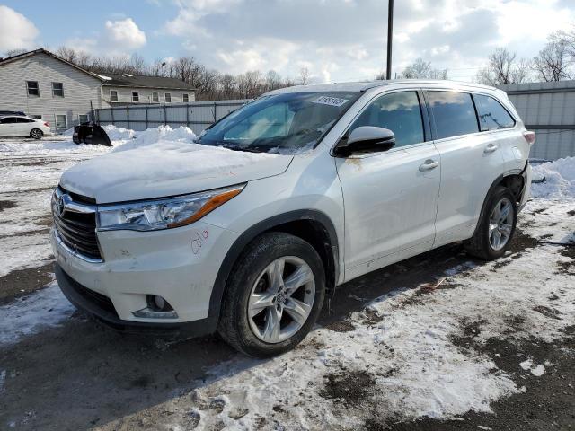 TOYOTA HIGHLANDER 2016 with VIN 5TDDKRFH7GS235189 - Photo from auction