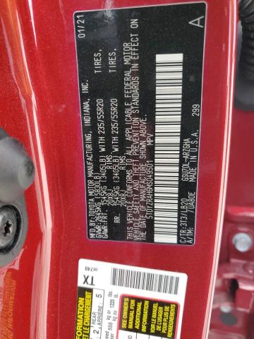 Photo 14 from auction – 2021 TOYOTA HIGHLANDER with VIN 5TDYZRAH6MS049501