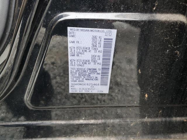 Photo 14 from auction – 2013 NISSAN PATHFINDER with VIN 5N1AR2MN1DC625468