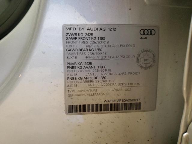 Foto 14 de la subasta – 2013 AUDI Q5 PREMIUM con VIN WA1CFCFP1DA050837