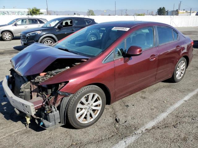 HONDA CIVIC EX 2012 with VIN 19XFB2F82CE375607 - Photo from auction