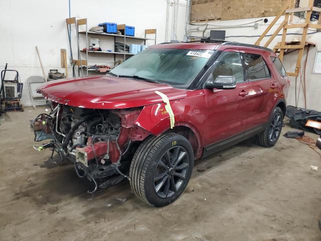 FORD EXPLORER X 2017 with VIN 1FM5K8D8XHGA75883 - Photo from auction