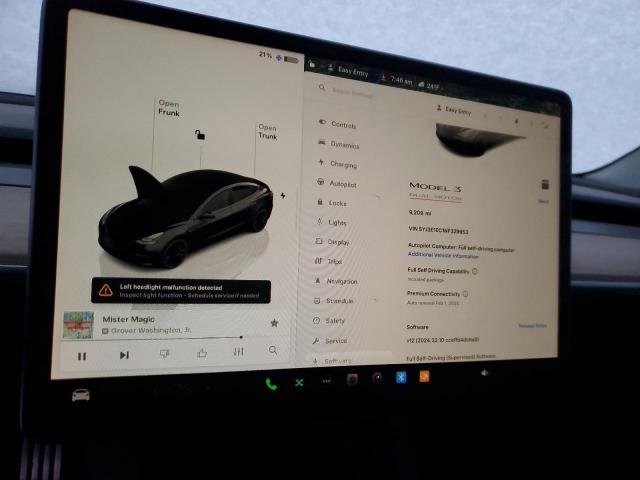 Photo 9 from auction – 2022 TESLA MODEL 3 with VIN 5YJ3E1EC1NF329953