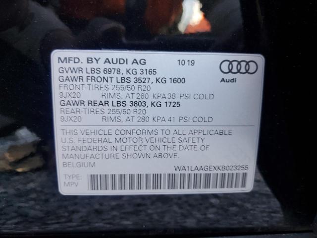 Photo 14 from auction – 2019 AUDI E-TRON PRE with VIN WA1LAAGEXKB023255