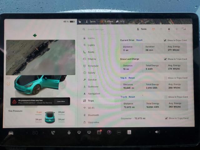 Photo 9 from auction – 2022 TESLA MODEL 3 with VIN 5YJ3E1EB1NF275271