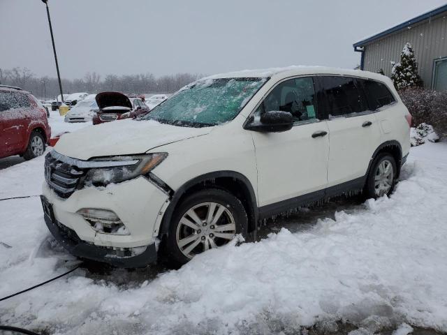 HONDA PILOT LX 2018 with VIN 5FNYF5H13JB005594 - Photo from auction