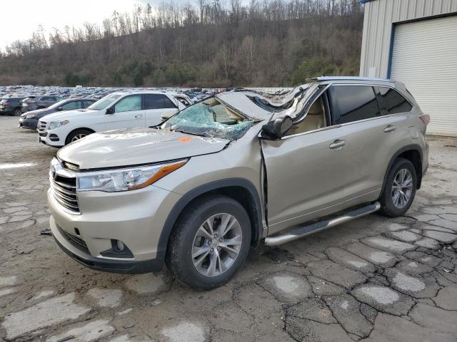 TOYOTA HIGHLANDER 2015 with VIN 5TDJKRFHXFS163633 - Photo from auction