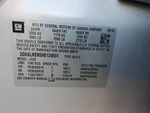 Foto 14 de la subasta – 2017 GMC TERRAIN SL con VIN 2GKALNEK6H6124591