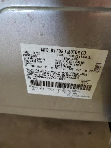 Photo 14 from auction – 2022 FORD EDGE TITAN with VIN 2FMPK4K96NBA91322