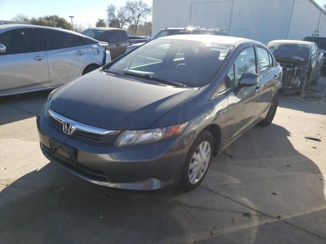 HONDA CIVIC LX 2012 with VIN 19XFB2F51CE370498 - Photo from auction