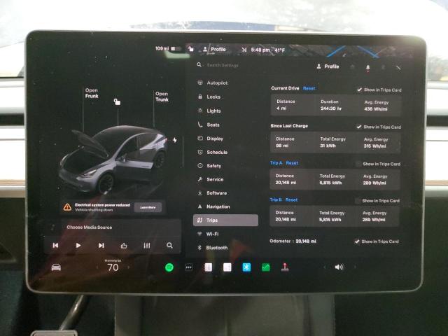 Photo 9 from auction – 2023 TESLA MODEL Y with VIN 7SAYGDEEXPA169092