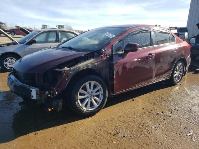 HONDA CIVIC EX 2012 with VIN 19XFB2F85CE001556 - Photo from auction
