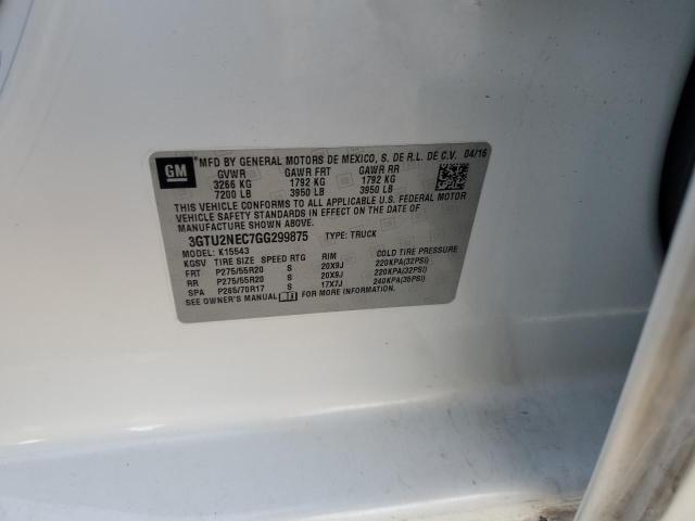 Photo 14 from auction – 2016 GMC SIERRA K15 with VIN 3GTU2NEC7GG299875