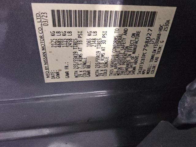 Photo 14 from auction – 2023 NISSAN ROGUE SL with VIN 5N1BT3CB3PC798027