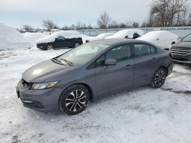HONDA CIVIC LX 2015 with VIN 2HGFB2F55FH017496 - Photo from auction