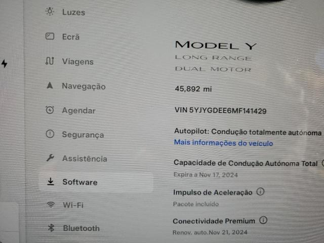 Photo 9 from auction – 2021 TESLA MODEL Y with VIN 5YJYGDEE6MF141429