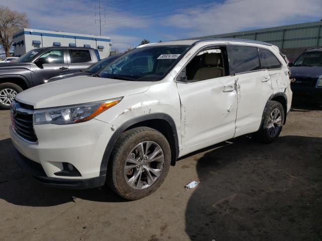 TOYOTA HIGHLANDER 2015 with VIN 5TDJKRFH1FS142329 - Photo from auction