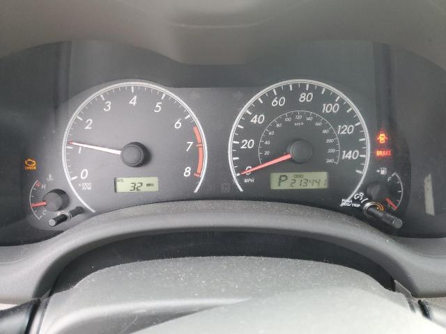 Photo 9 from auction – 2009 TOYOTA COROLLA BA with VIN 2T1BU40E19C189406