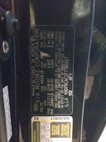 Photo 14 from auction – 2015 KIA SPORTAGE L with VIN KNDPBCAC2F7780327