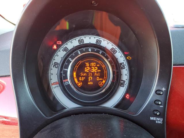 Photo 9 from auction – 2012 FIAT 500 LOUNGE with VIN 3C3CFFER1CT272218