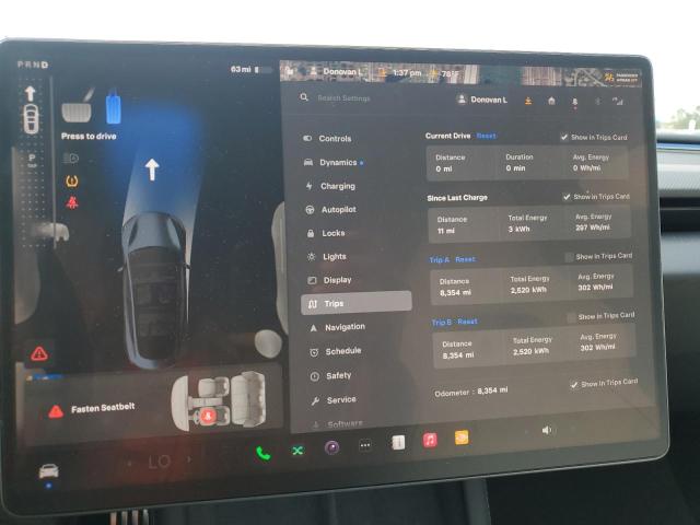 Photo 9 from auction – 2024 TESLA MODEL 3 with VIN 5YJ3E1ET2RF784333