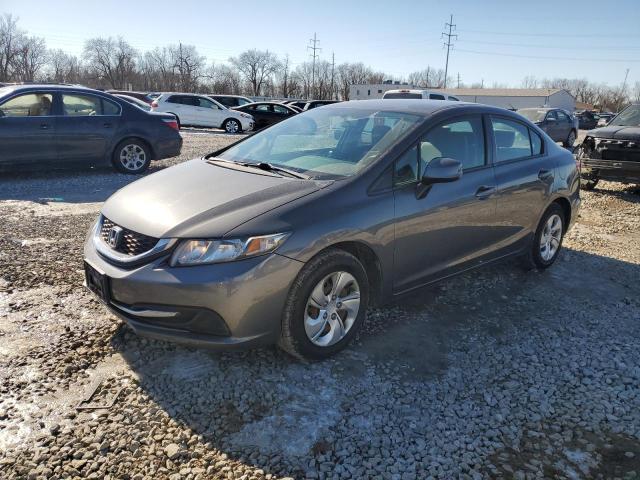 HONDA CIVIC LX 2013 with VIN 2HGFB2F59DH598501 - Photo from auction
