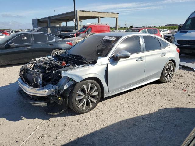 HONDA CIVIC EX 2023 with VIN 2HGFE1F7XPH302540 - Photo from auction