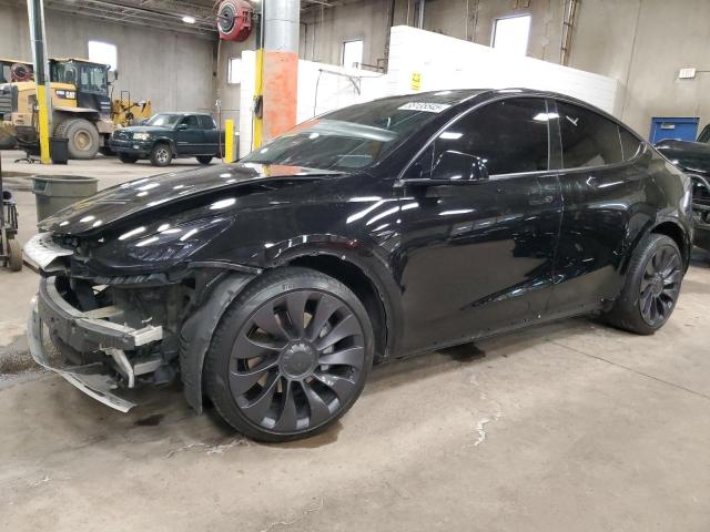 TESLA MODEL Y 2021 with VIN 5YJYGDEE5MF144872 - Photo from auction