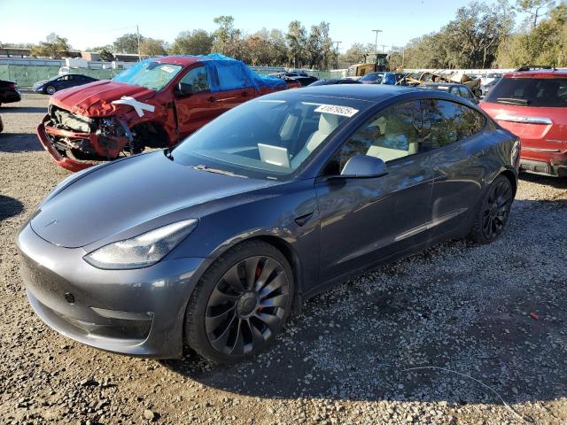 TESLA MODEL 3 2021 with VIN 5YJ3E1EC4MF988608 - Photo from auction