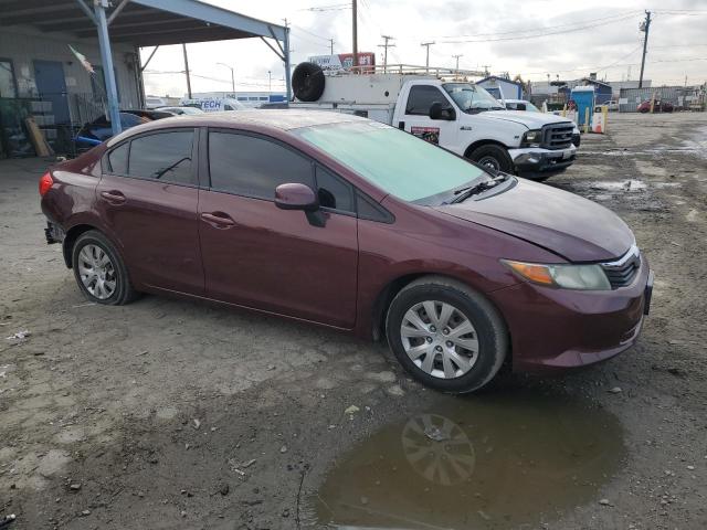 Photo 4 from auction – 2012 HONDA CIVIC LX with VIN 19XFB2F54CE078697