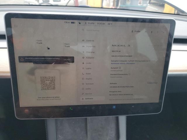 Photo 9 from auction – 2023 TESLA MODEL 3 with VIN 5YJ3E1EA0PF450605