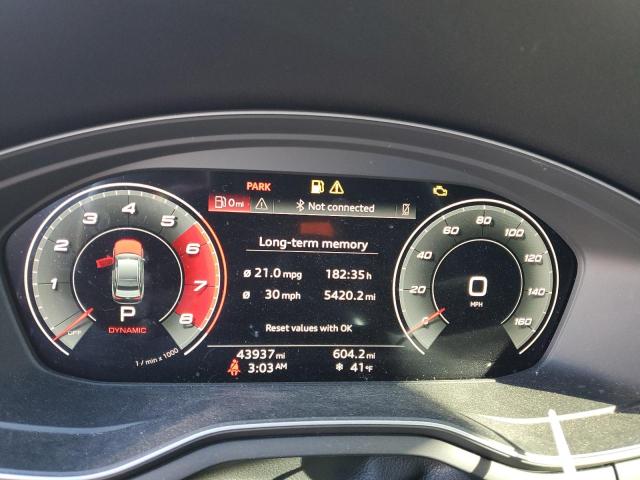 Photo 9 from auction – 2021 AUDI S4 PREMIUM with VIN WAUB4AF46MA012762